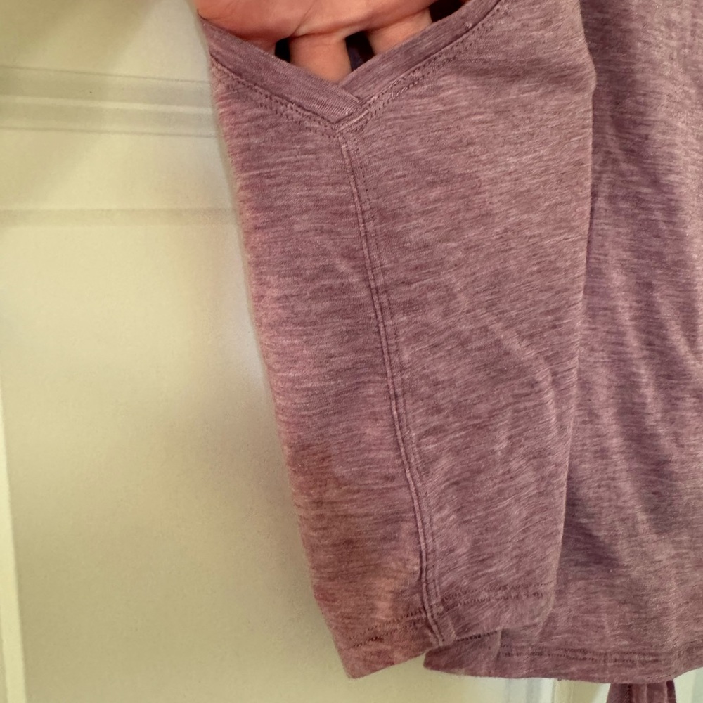 Lululemon Knot Gonna Fly Tank in Heathered Figue- Size 10? - Picture 4 of 11